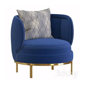 Wittmann Vuelta Swivel Lounge Armchair Designed